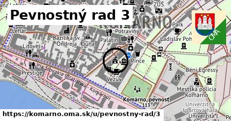 Pevnostný rad 3, Komárno