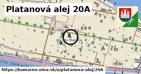 Platanová alej 20A, Komárno