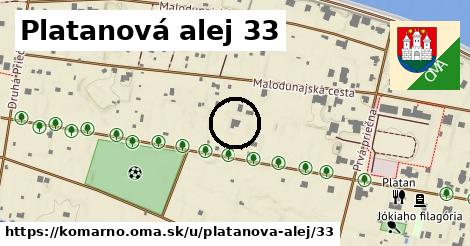 Platanová alej 33, Komárno