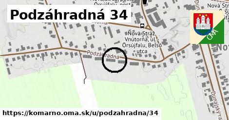 Podzáhradná 34, Komárno