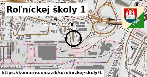 Roľníckej školy 1, Komárno