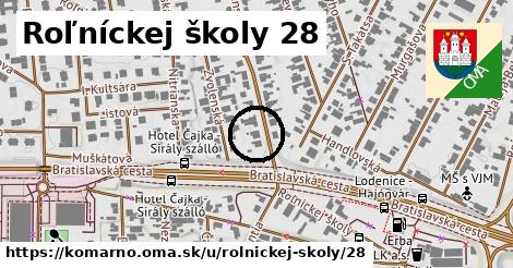 Roľníckej školy 28, Komárno