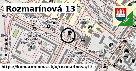 Rozmarínová 13, Komárno