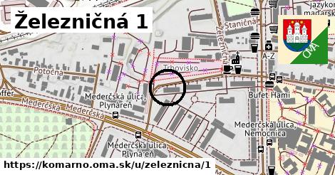 Železničná 1, Komárno