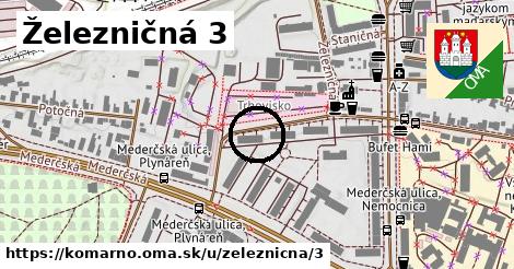 Železničná 3, Komárno