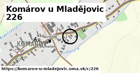 Komárov u Mladějovic <span class="supisne">226</span>