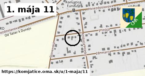 1. mája 11, Komjatice