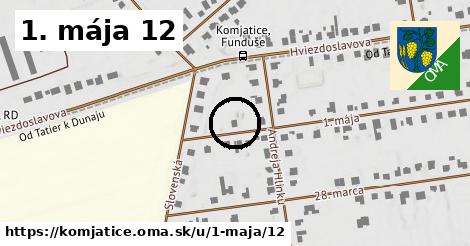 1. mája 12, Komjatice