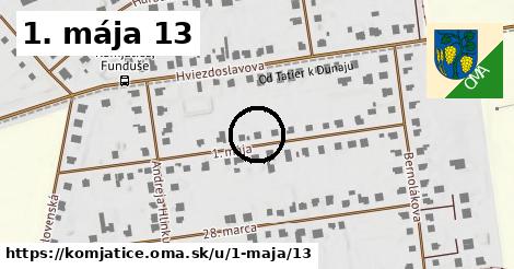 1. mája 13, Komjatice