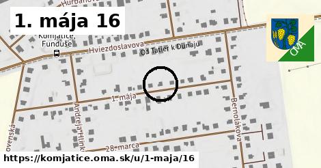 1. mája 16, Komjatice