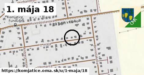 1. mája 18, Komjatice