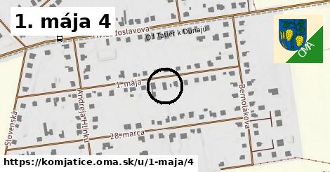 1. mája 4, Komjatice