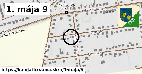 1. mája 9, Komjatice