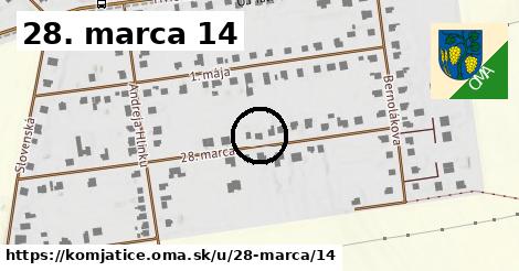 28. marca 14, Komjatice