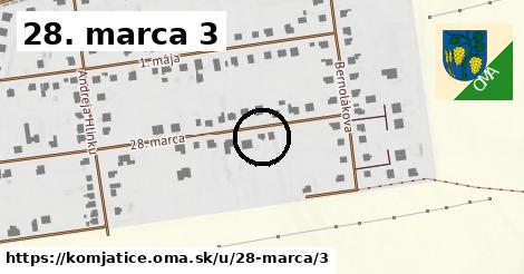 28. marca 3, Komjatice