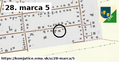 28. marca 5, Komjatice