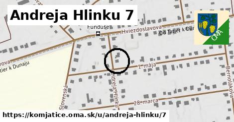 Andreja Hlinku 7, Komjatice