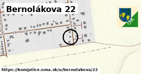 Bernolákova 22, Komjatice