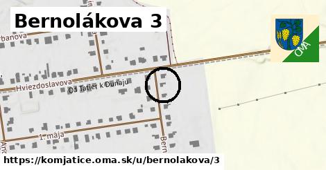 Bernolákova 3, Komjatice