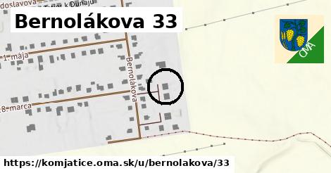 Bernolákova 33, Komjatice