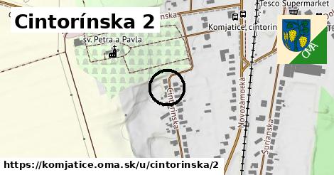 Cintorínska 2, Komjatice