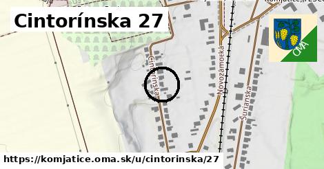 Cintorínska 27, Komjatice