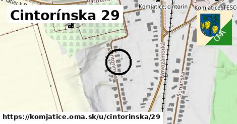 Cintorínska 29, Komjatice