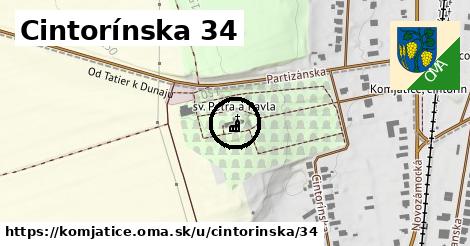 Cintorínska 34, Komjatice