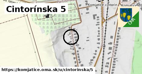 Cintorínska 5, Komjatice