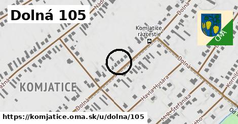 Dolná 105, Komjatice