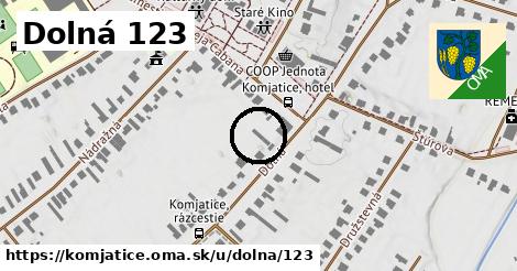 Dolná 123, Komjatice