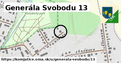 Generála Svobodu 13, Komjatice