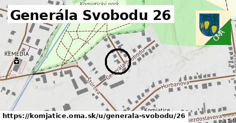 Generála Svobodu 26, Komjatice