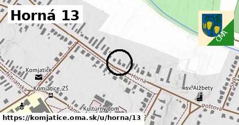 Horná 13, Komjatice