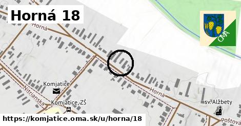 Horná 18, Komjatice