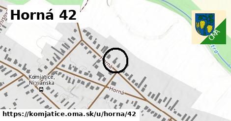 Horná 42, Komjatice