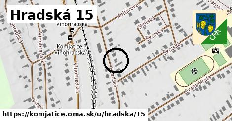 Hradská 15, Komjatice