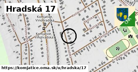 Hradská 17, Komjatice