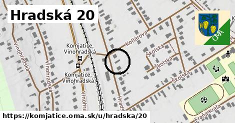 Hradská 20, Komjatice