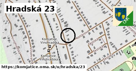 Hradská 23, Komjatice