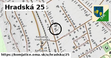 Hradská 25, Komjatice