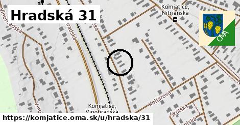 Hradská 31, Komjatice