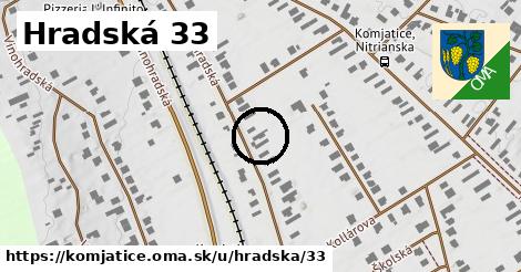 Hradská 33, Komjatice