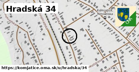 Hradská 34, Komjatice