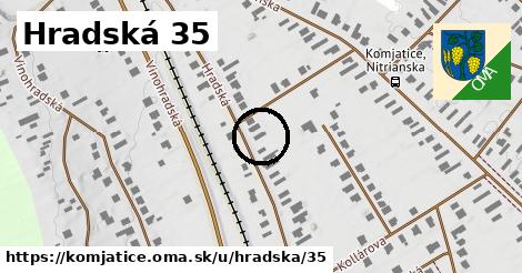 Hradská 35, Komjatice