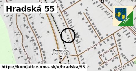 Hradská 55, Komjatice