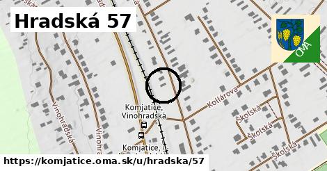 Hradská 57, Komjatice