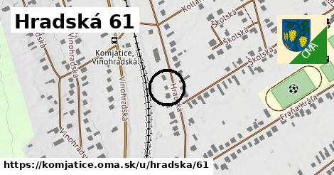 Hradská 61, Komjatice