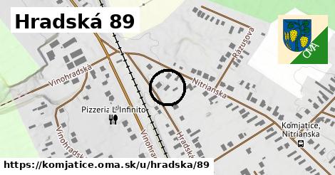 Hradská 89, Komjatice