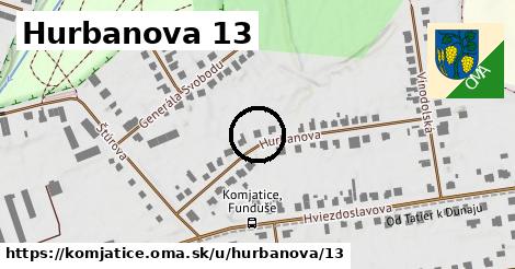 Hurbanova 13, Komjatice